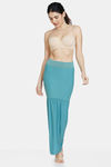 Zivame All Day Flared Mermaid Reversible Saree Shapewear - Turq Blue Green — thumbnail 8